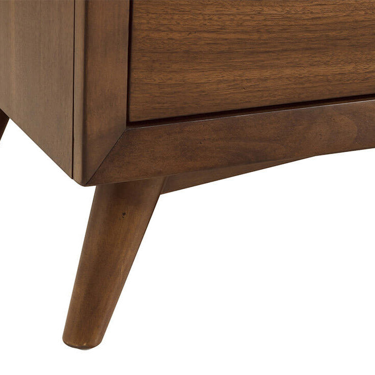 Walnut Mid-Century Inspired Dresser
