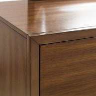 Walnut Mid-Century Inspired Dresser