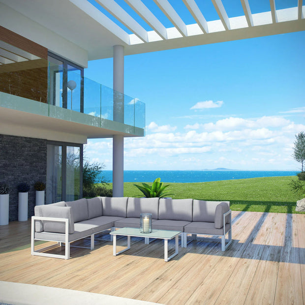 Contemporary Outdoor Sectional Set