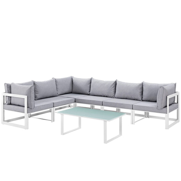 Contemporary Outdoor Sectional Set