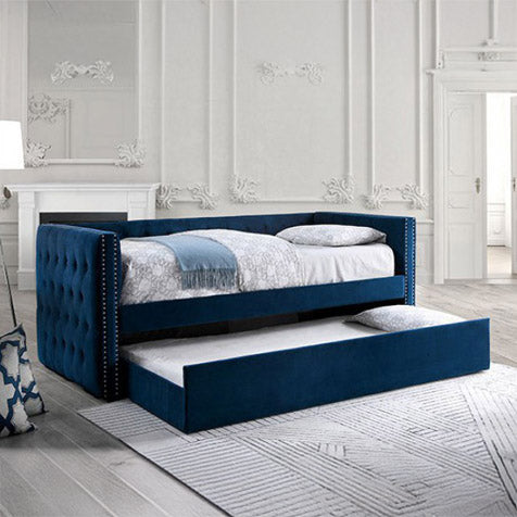 Glam Tuxedo Daybed w/ Trundle