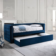 Glam Tuxedo Daybed w/ Trundle