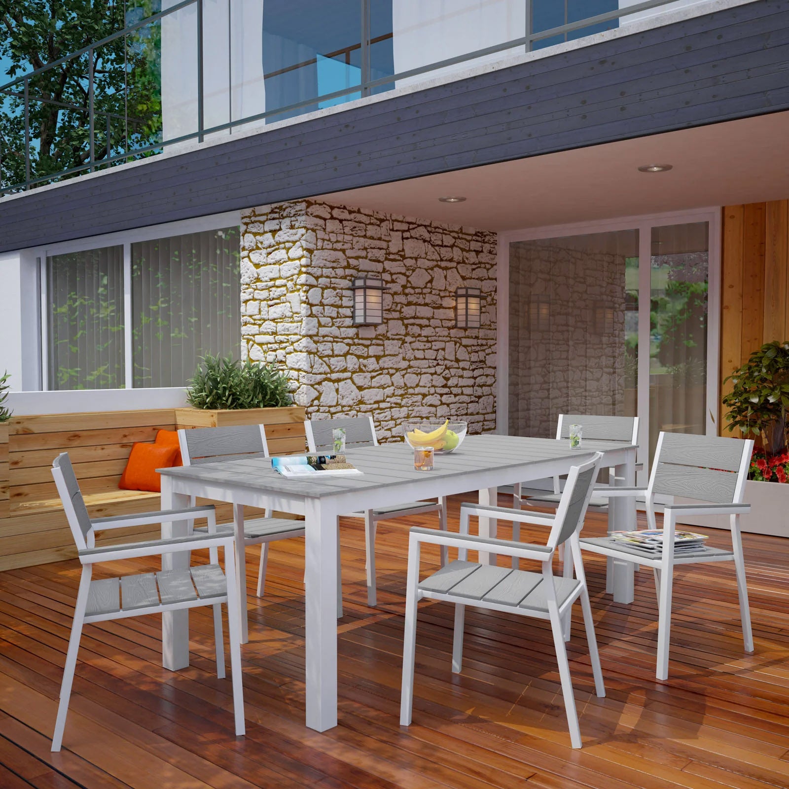 Outdoor 7 PC Dining Set