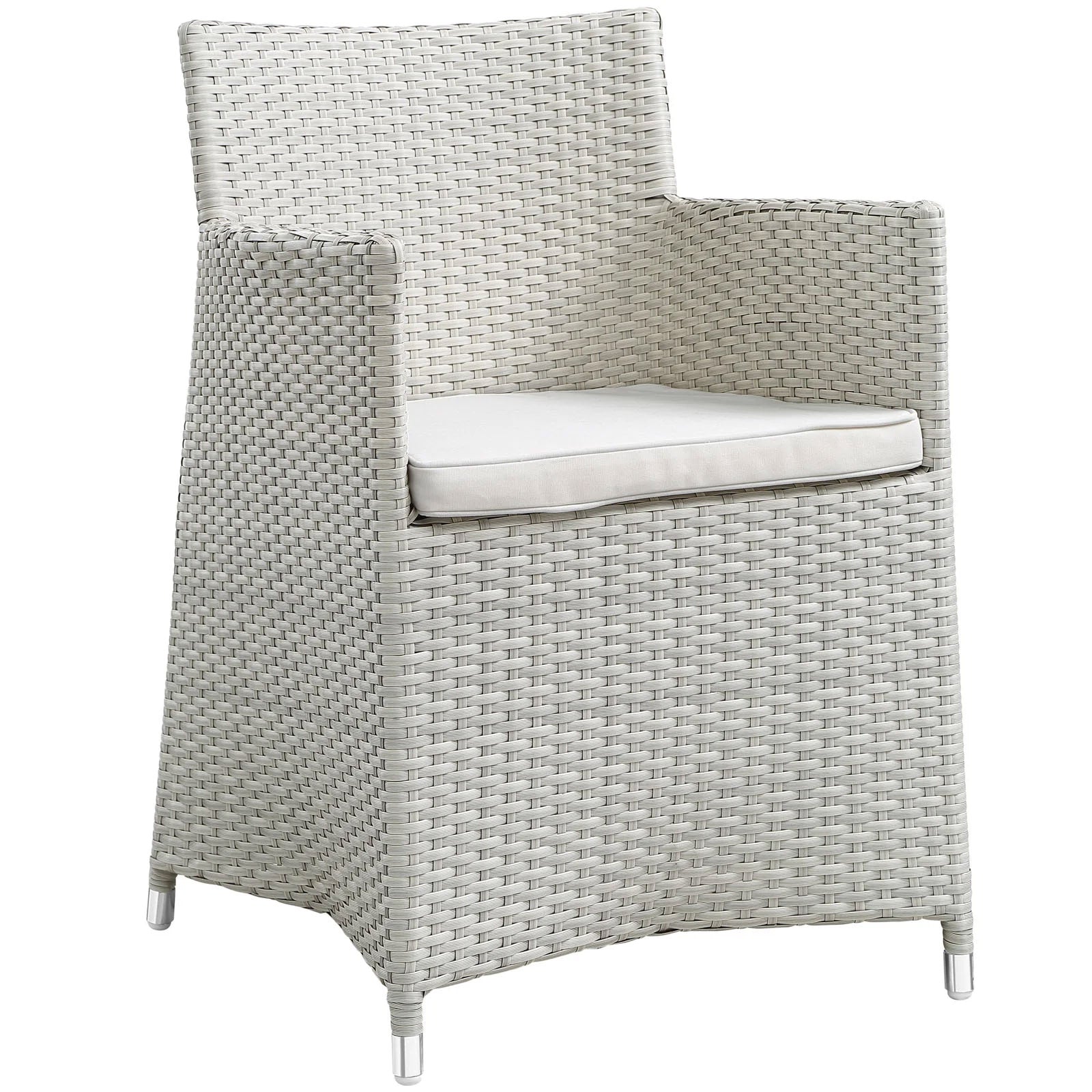 Faux Rattan Weave 3 PC Outdoor Dining Set