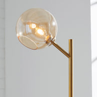 Amber & Gold Floor Lamp