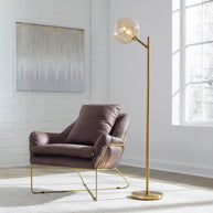 Amber & Gold Floor Lamp