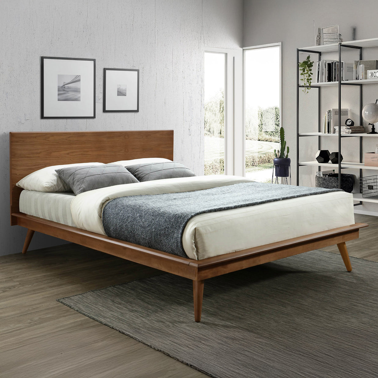 Sleek Contemporary Platform Bed Frame