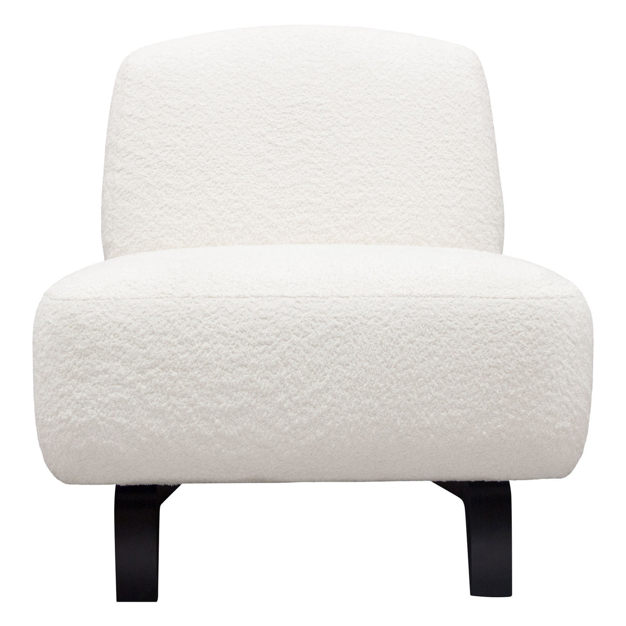 Faux Shearling Fabric Chair