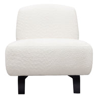 Faux Shearling Fabric Chair