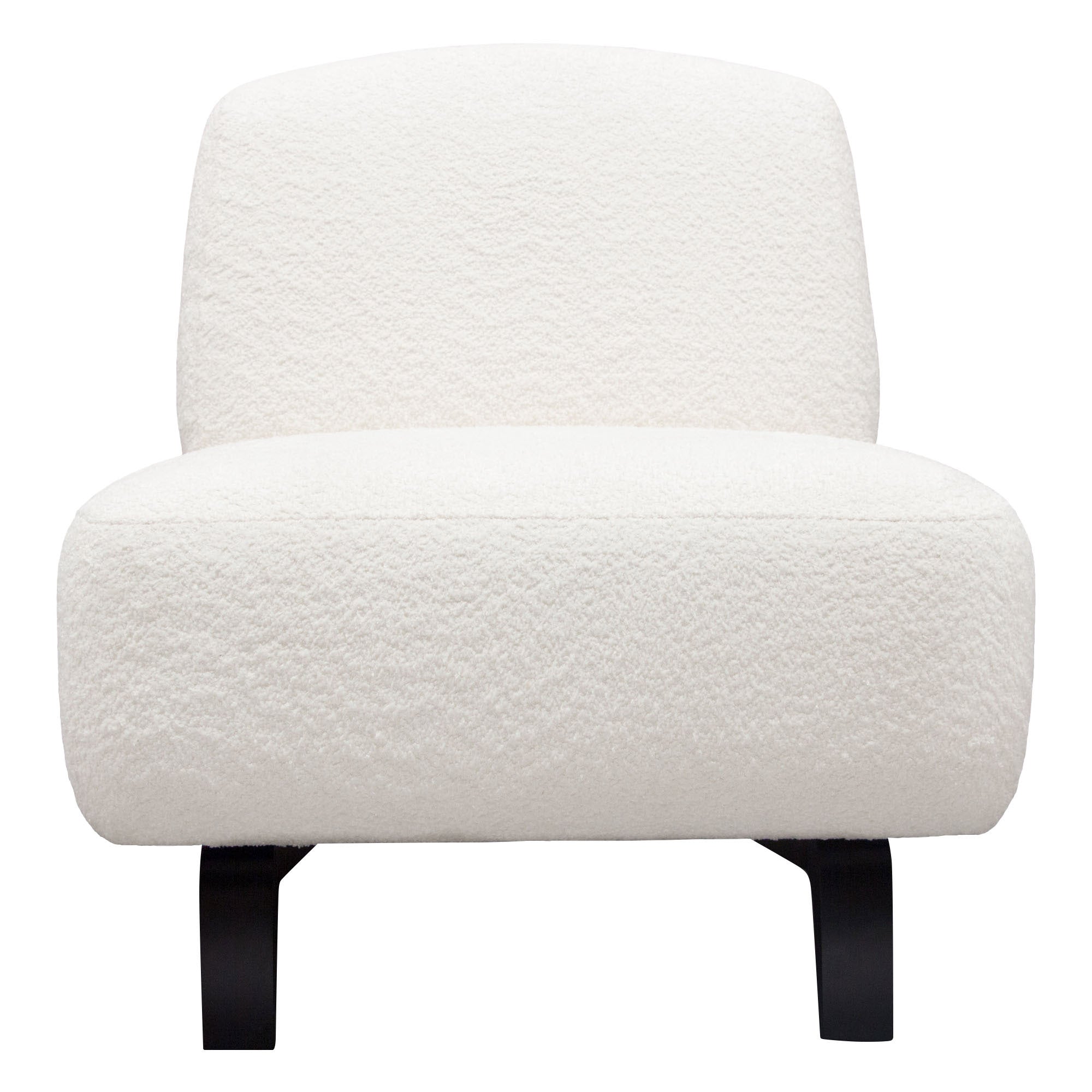 Faux Shearling Fabric Chair