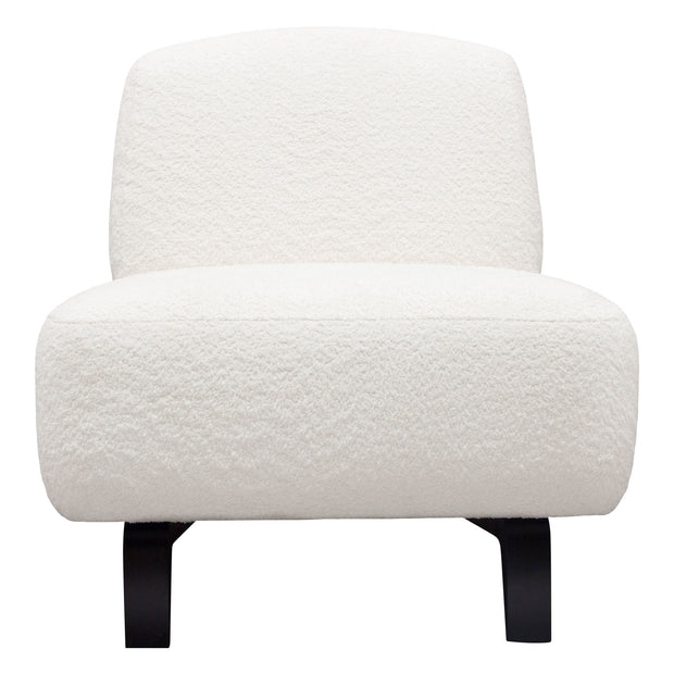 Faux Shearling Fabric Chair