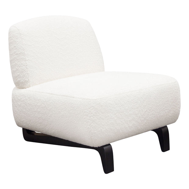 Faux Shearling Fabric Chair
