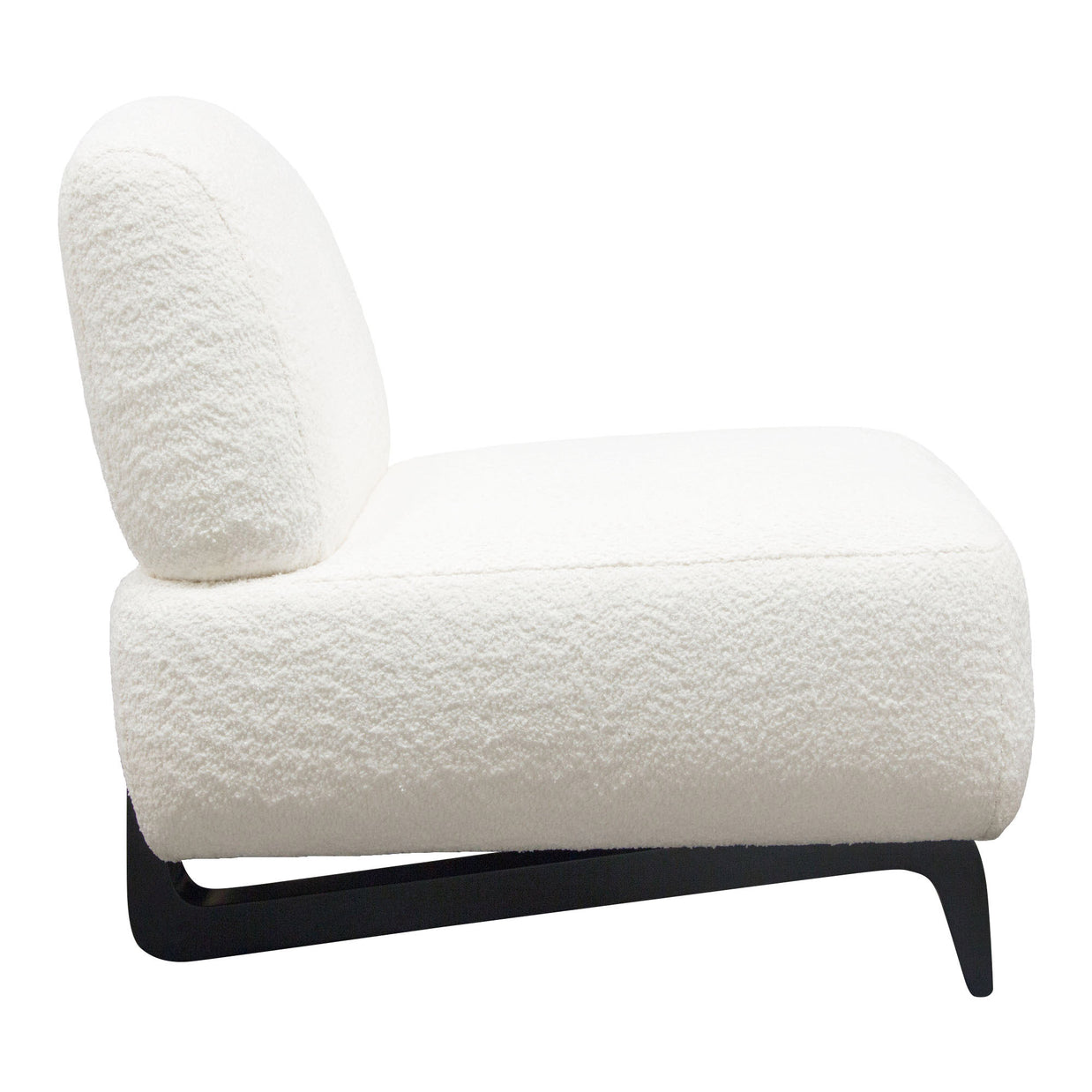 Faux Shearling Fabric Chair