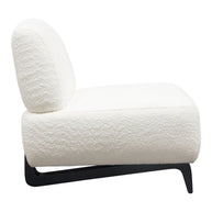 Faux Shearling Fabric Chair