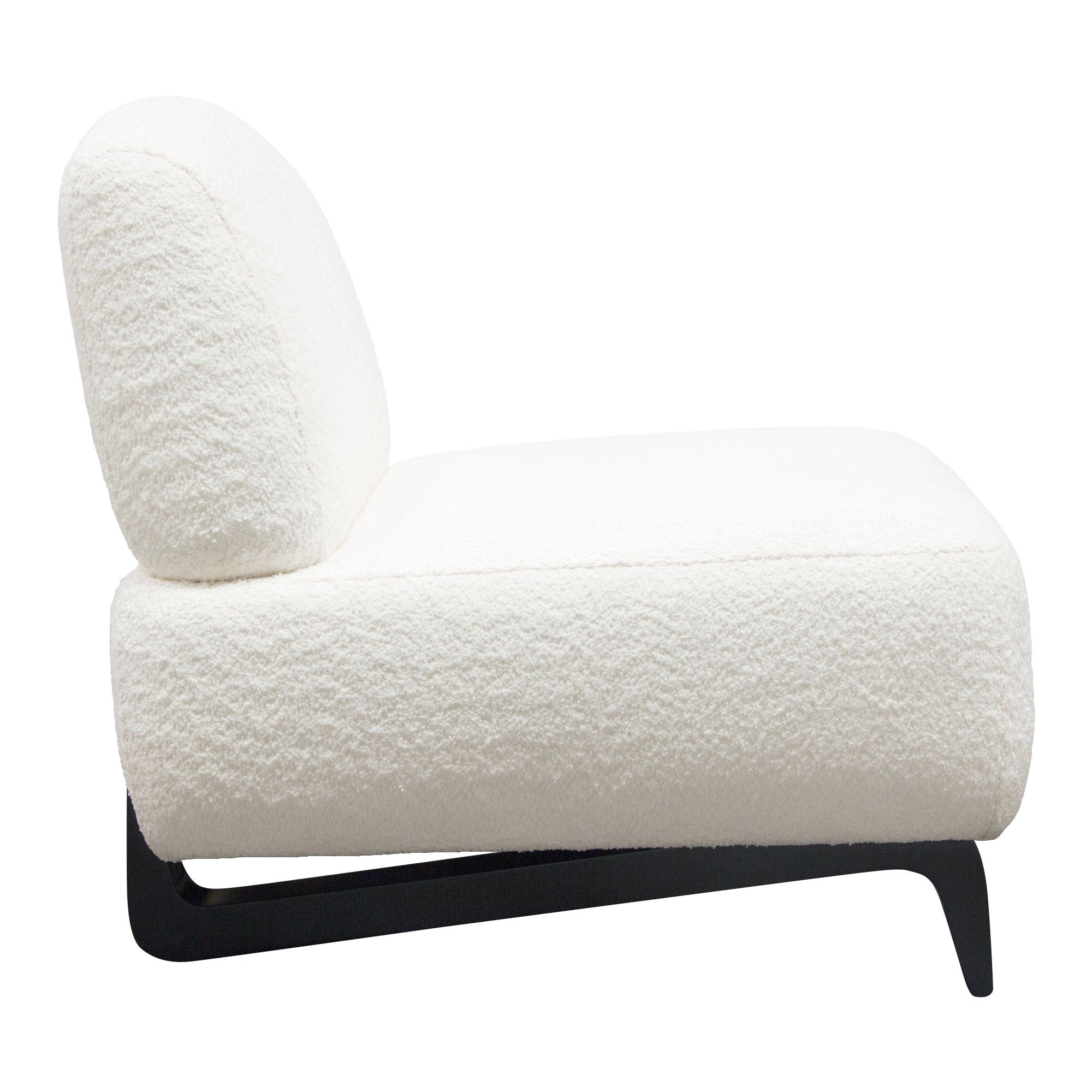 Faux Shearling Fabric Chair