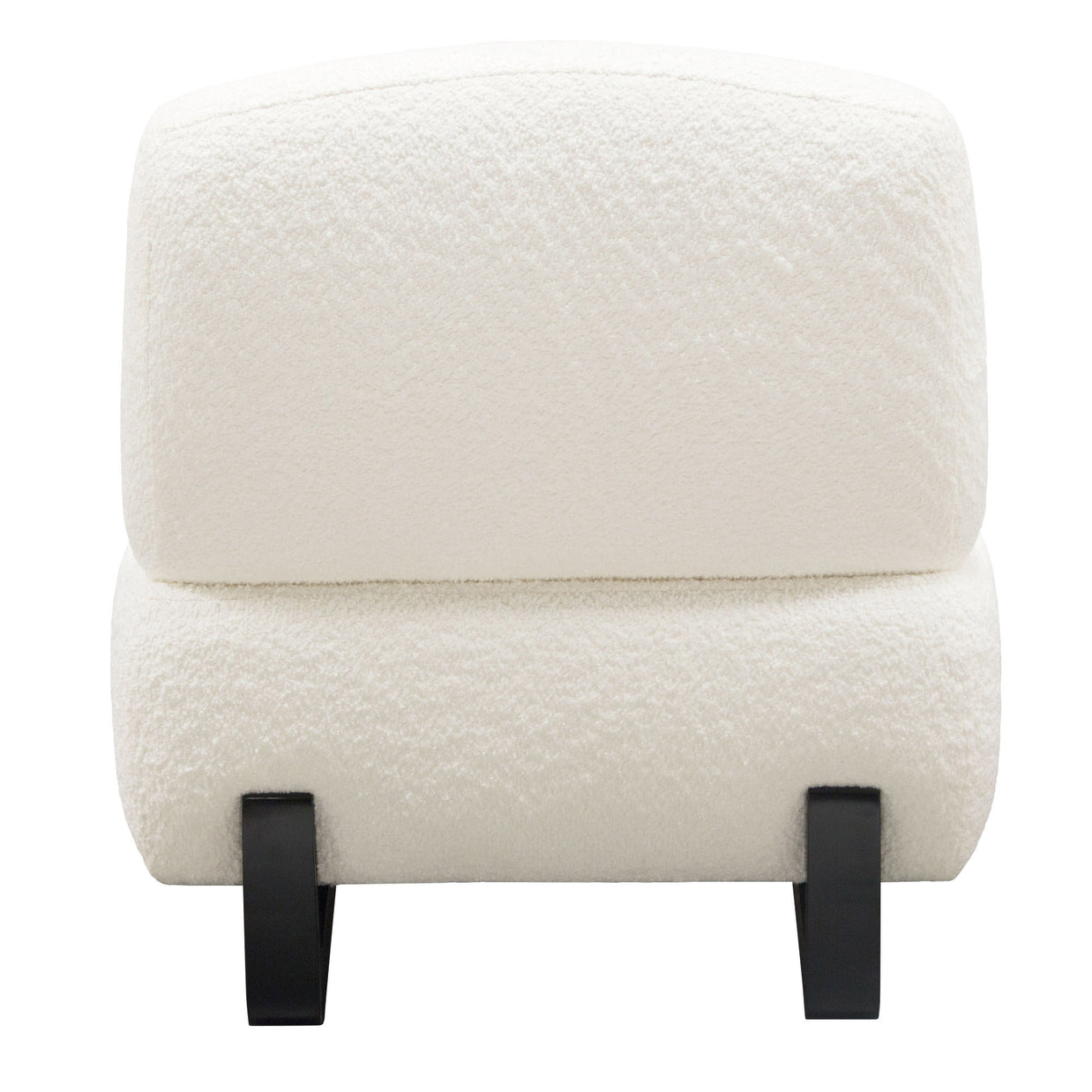 Faux Shearling Fabric Chair