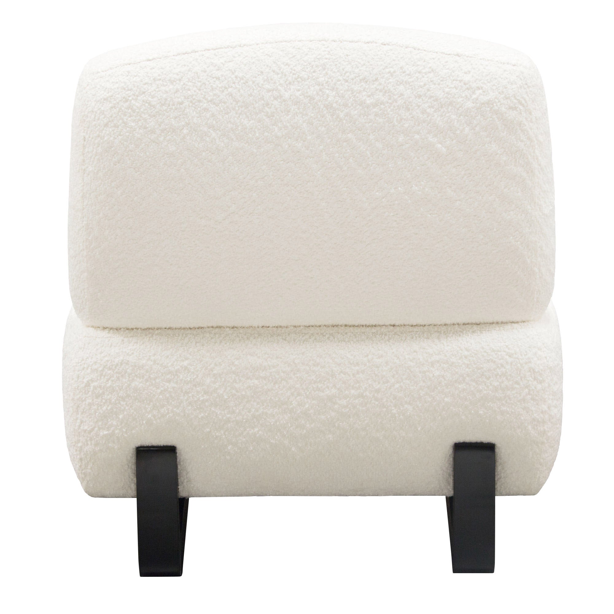 Faux Shearling Fabric Chair