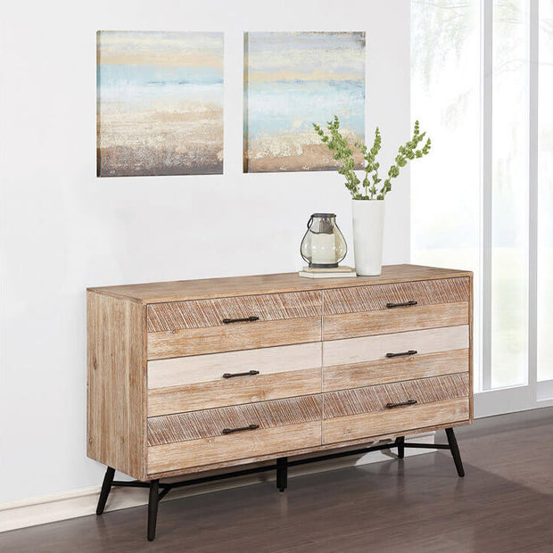 Multi-Colored Rustic Dresser