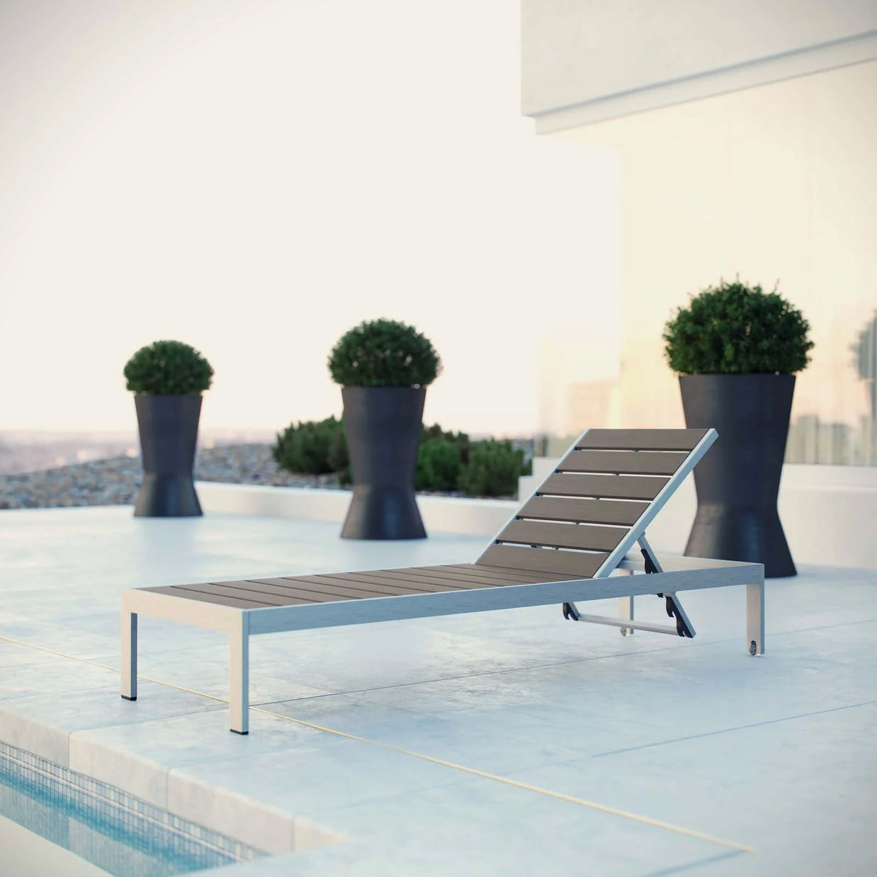 Outdoor Aluminum Chaise