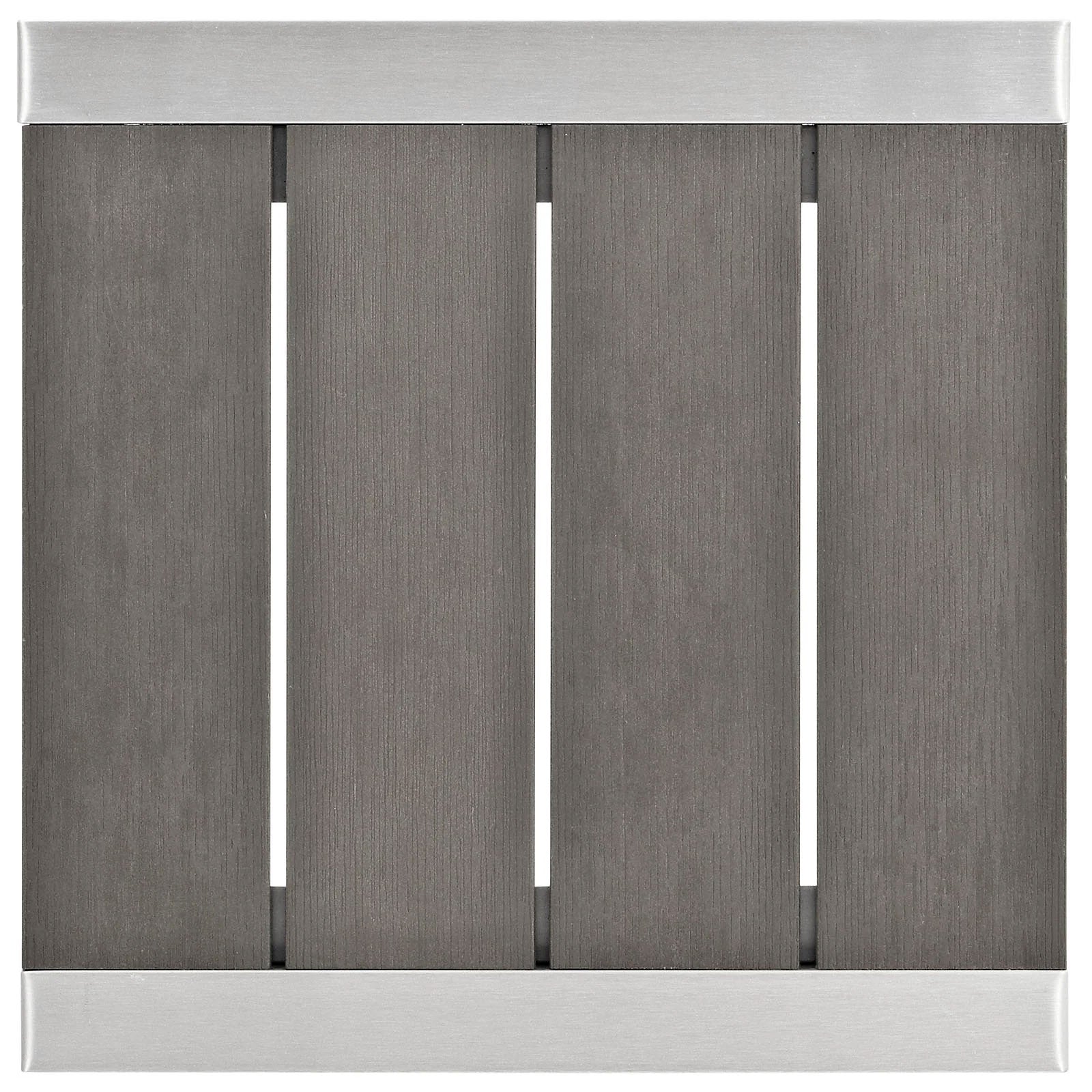 Contemporary Aluminum Outdoor Side Table