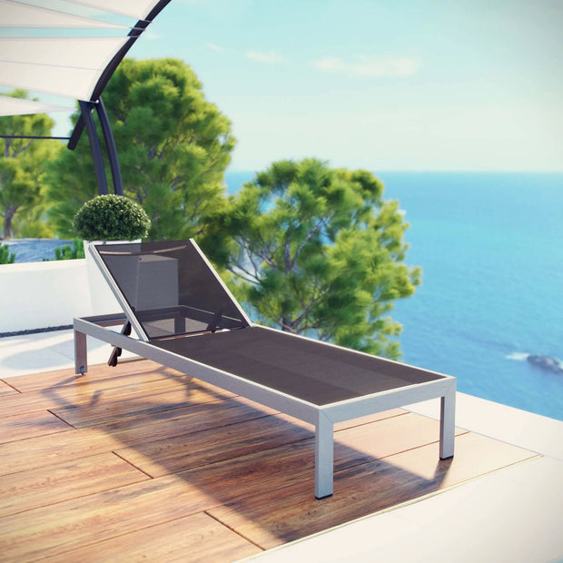 Outdoor Aluminum Mesh Chaise