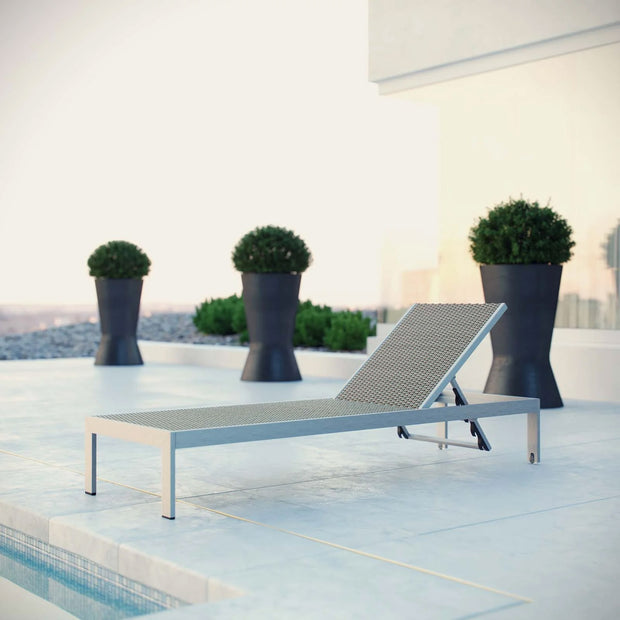Outdoor Aluminum Rattan Chaise