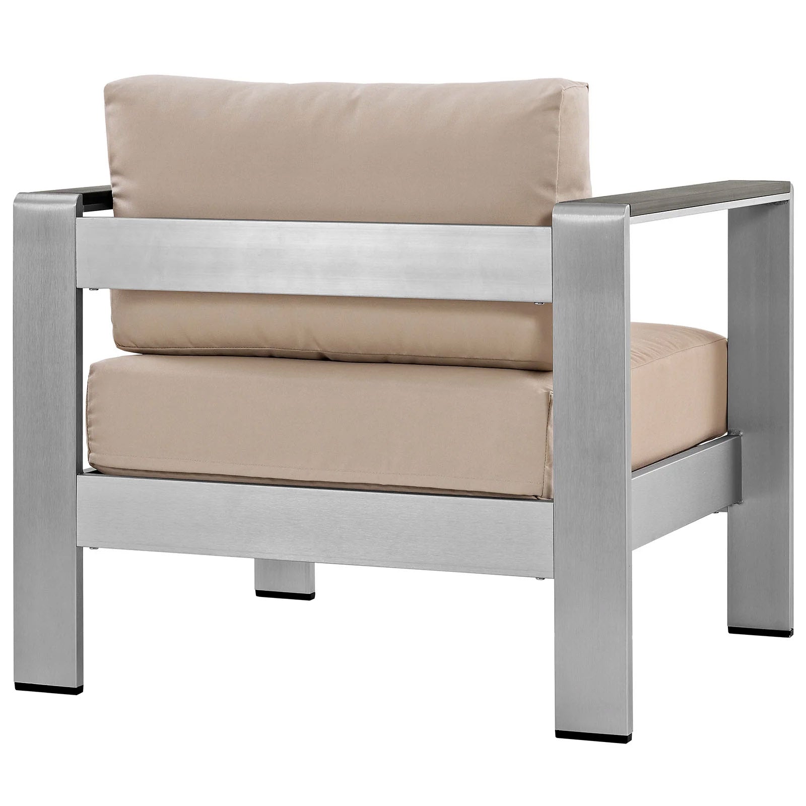 Contemporary Aluminum Outdoor Armchair