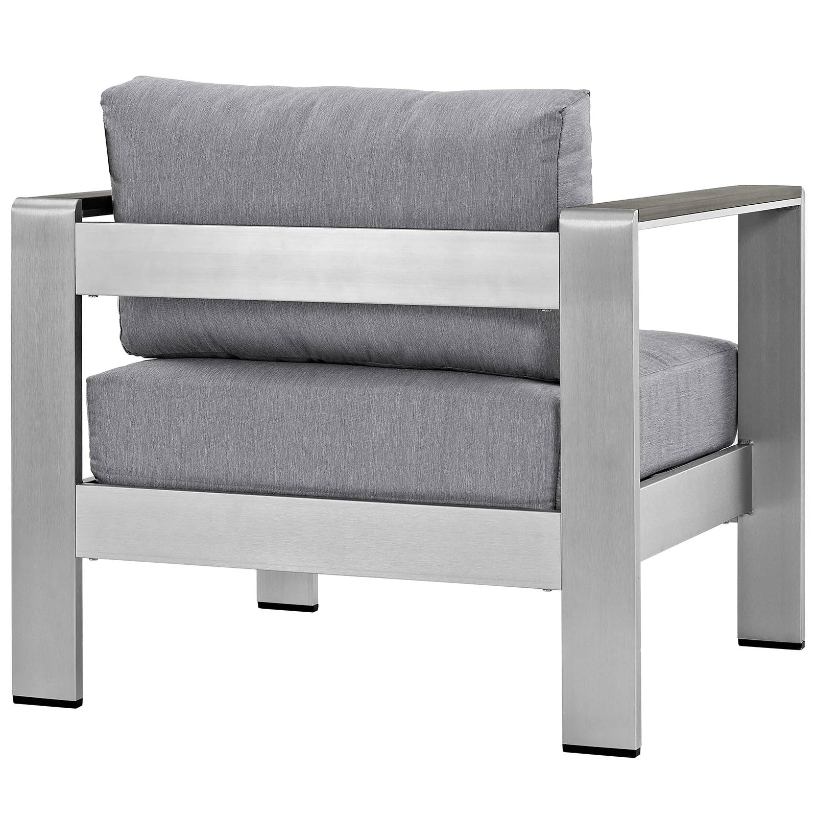 Contemporary Aluminum Outdoor Armchair