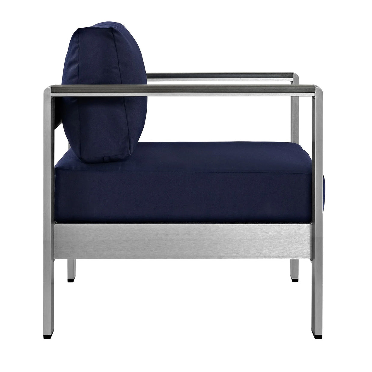 Contemporary Aluminum Outdoor Armchair