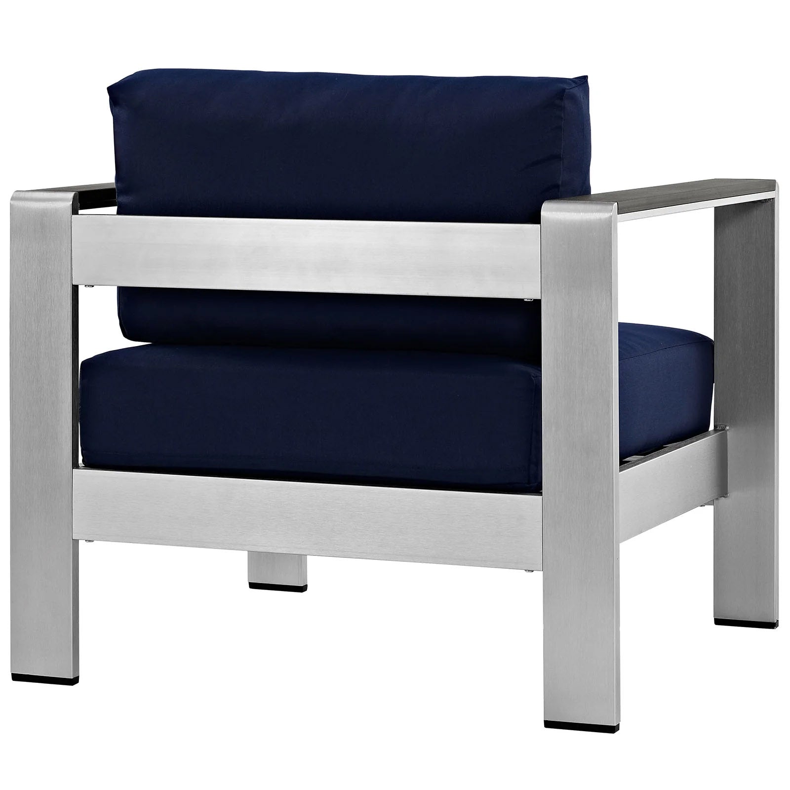 Contemporary Aluminum Outdoor Armchair