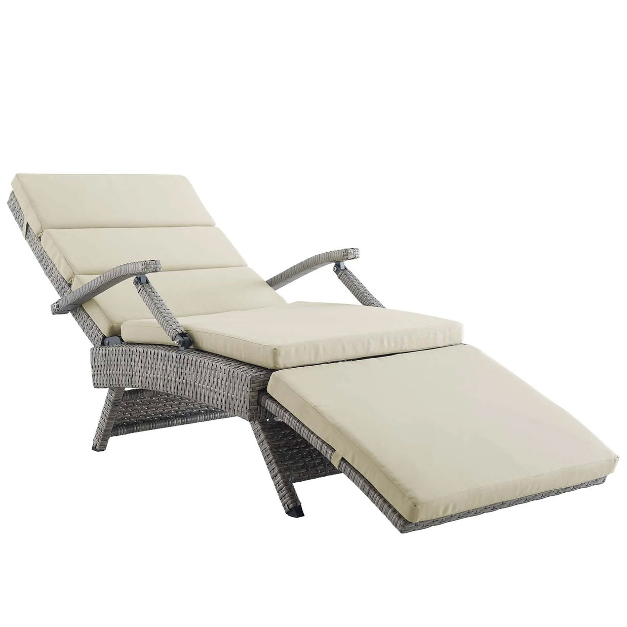 Outdoor Wicker Rattan Chaise