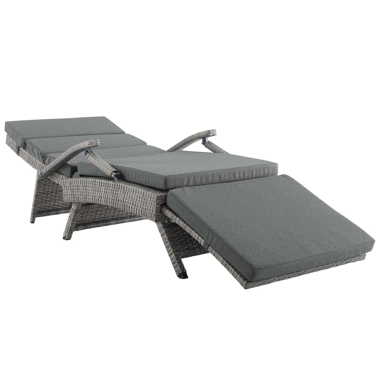 Outdoor Wicker Rattan Chaise