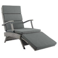 Outdoor Wicker Rattan Chaise