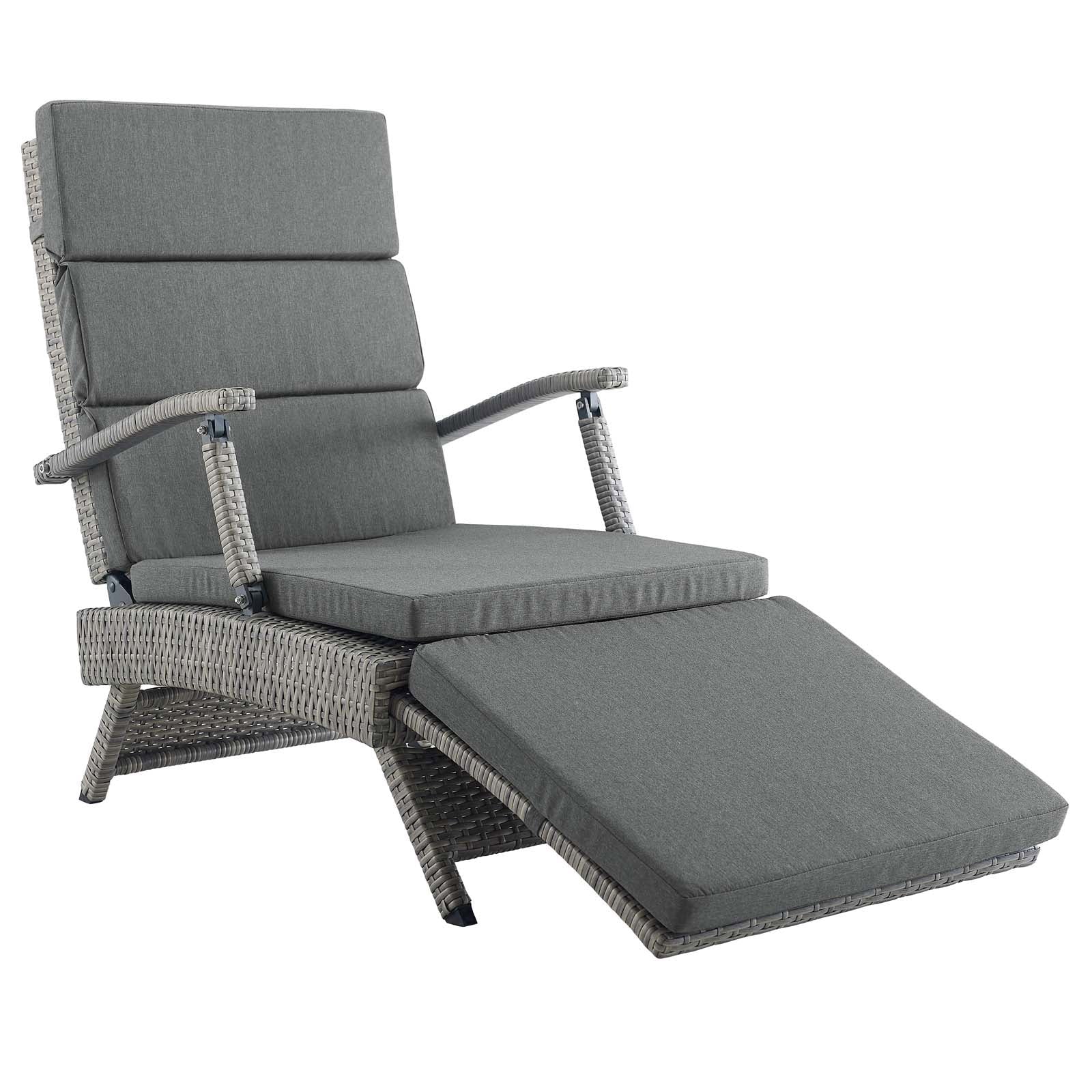 Outdoor Wicker Rattan Chaise