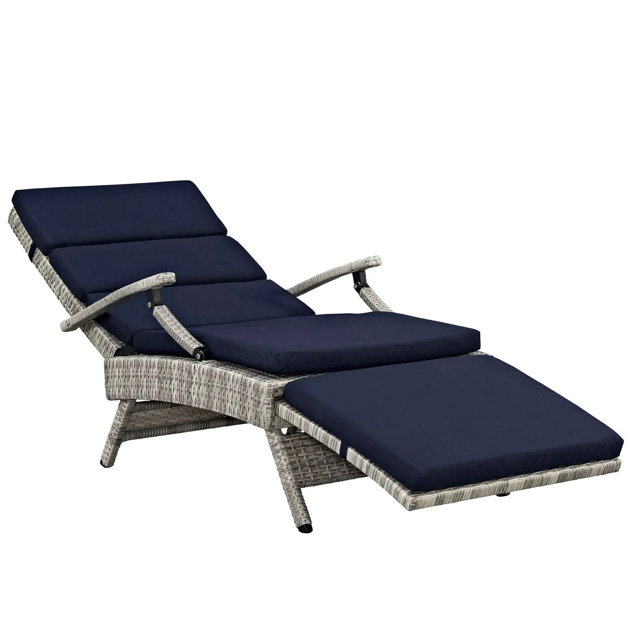 Outdoor Wicker Rattan Chaise