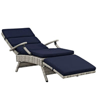 Outdoor Wicker Rattan Chaise