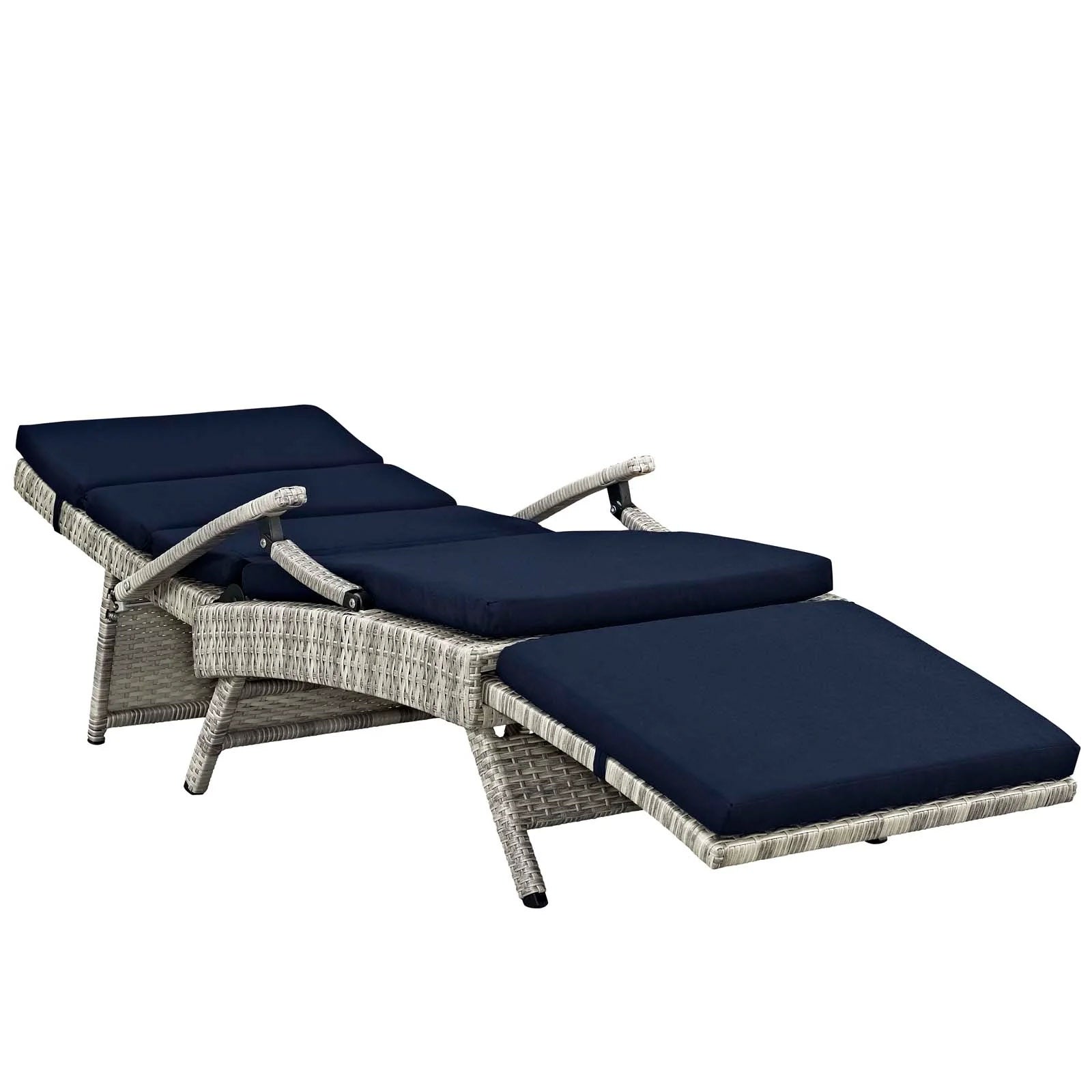 Outdoor Wicker Rattan Chaise