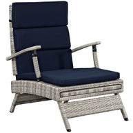 Outdoor Wicker Rattan Chaise