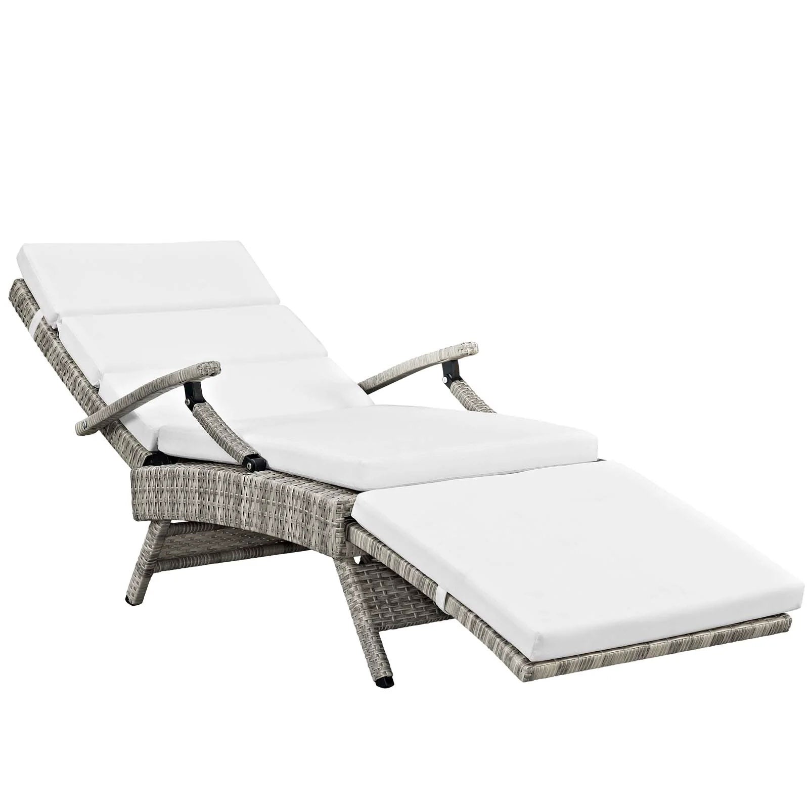 Outdoor Wicker Rattan Chaise