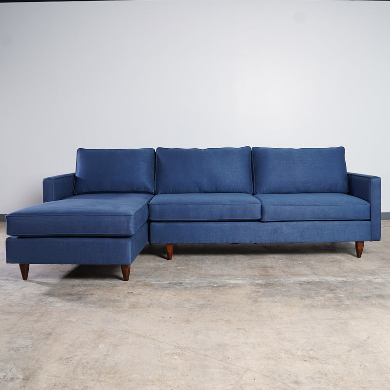 Customizable Mid-Century Modern 2-Piece Sectional