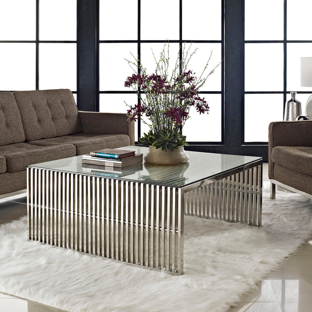 Glam Gridiron Coffee Table