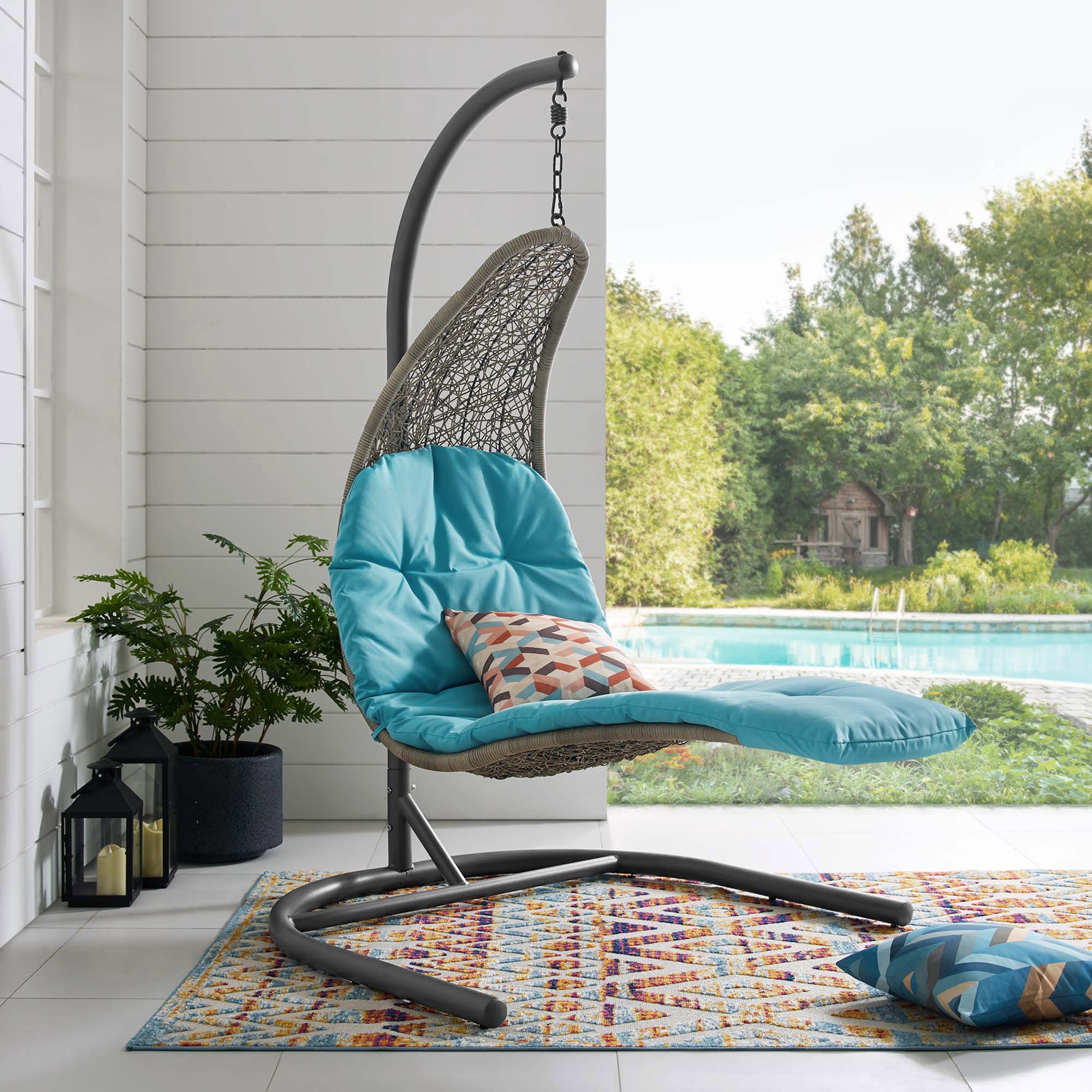 Outdoor Patio Swing Lounge Chair