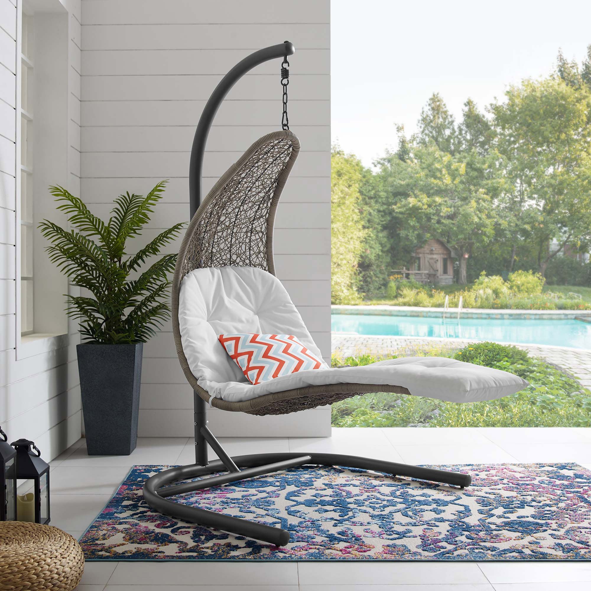 Outdoor Patio Swing Lounge Chair