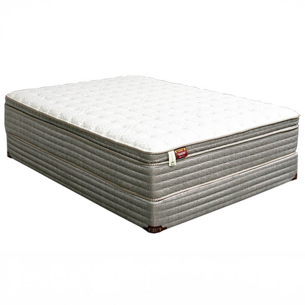 Plush 13″ Twin Euro Pillow Top Hybrid Mattress