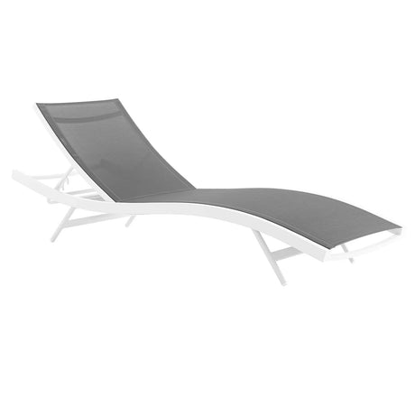 Contemporary Outdoor Mesh Chaise