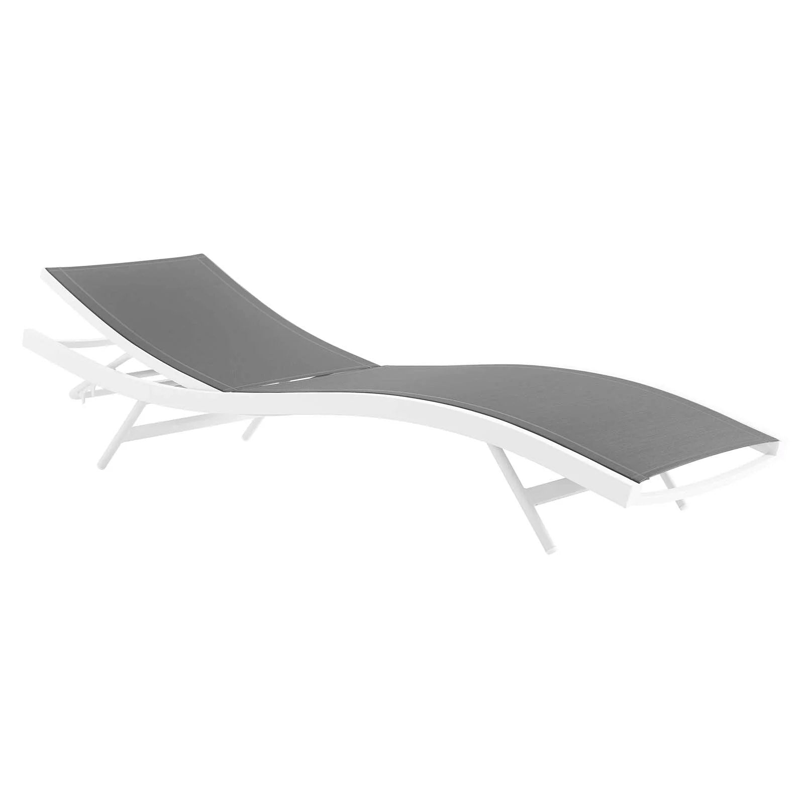 Contemporary Outdoor Mesh Chaise