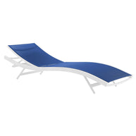 Contemporary Outdoor Mesh Chaise