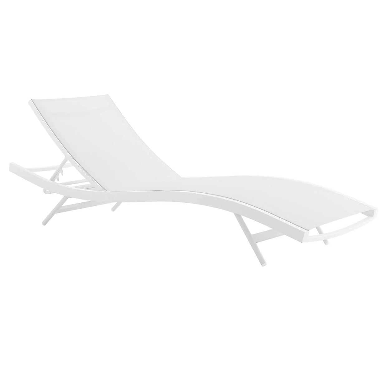 Contemporary Outdoor Mesh Chaise