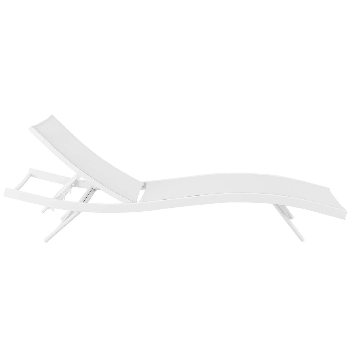 Contemporary Outdoor Mesh Chaise