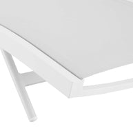 Contemporary Outdoor Mesh Chaise